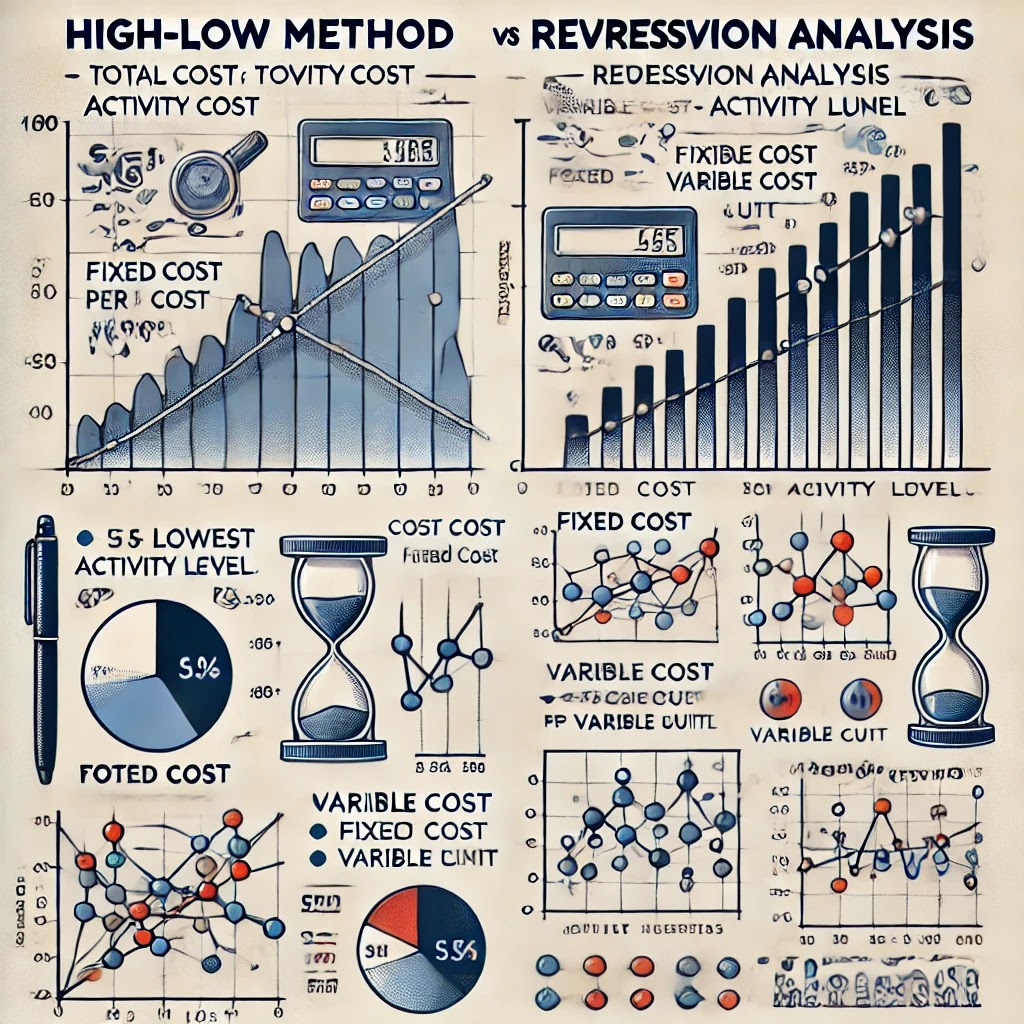 Analyzing Mixed Costs Using Regression and High-Low Methods