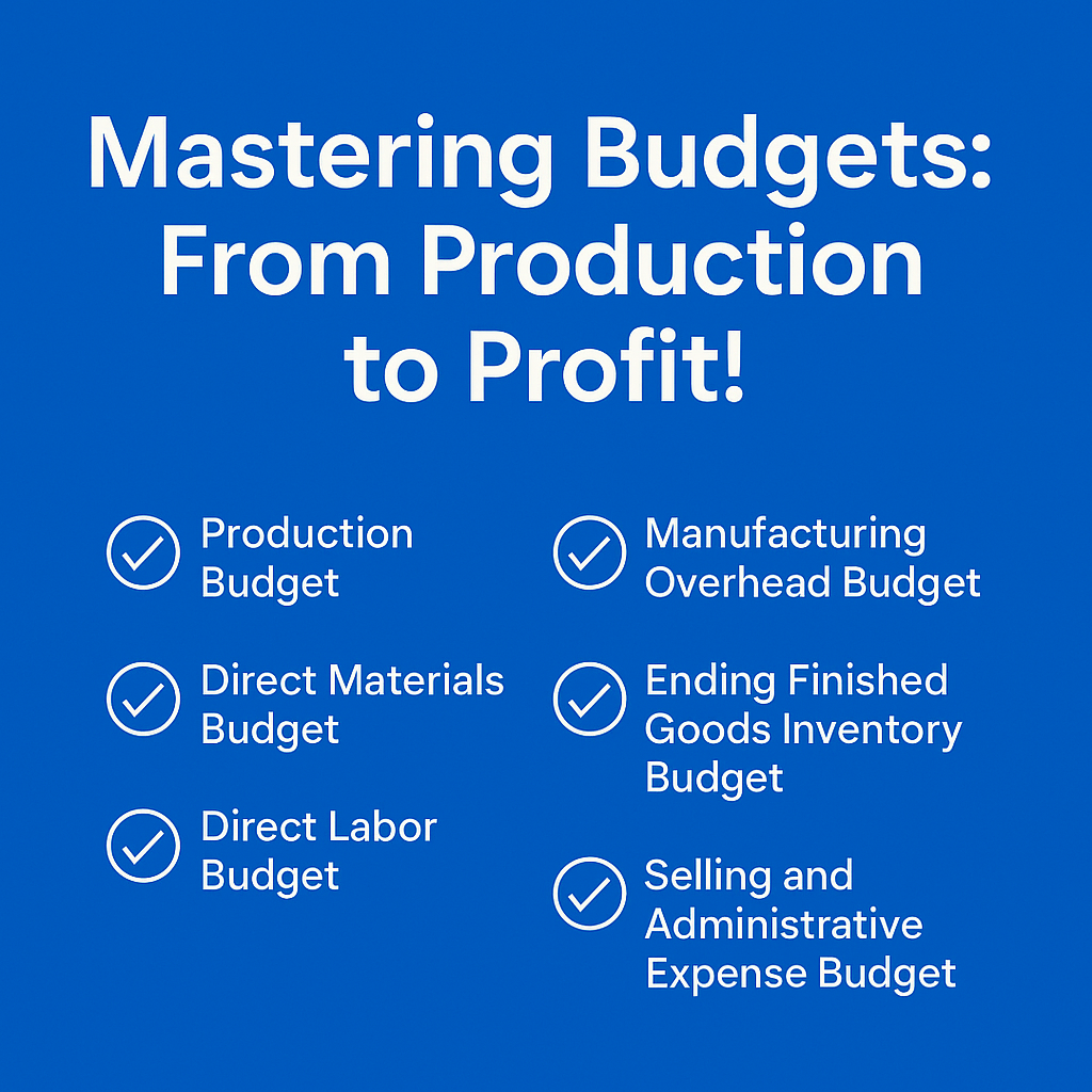From Raw Materials to Admin Costs: Budgeting Like a Pro