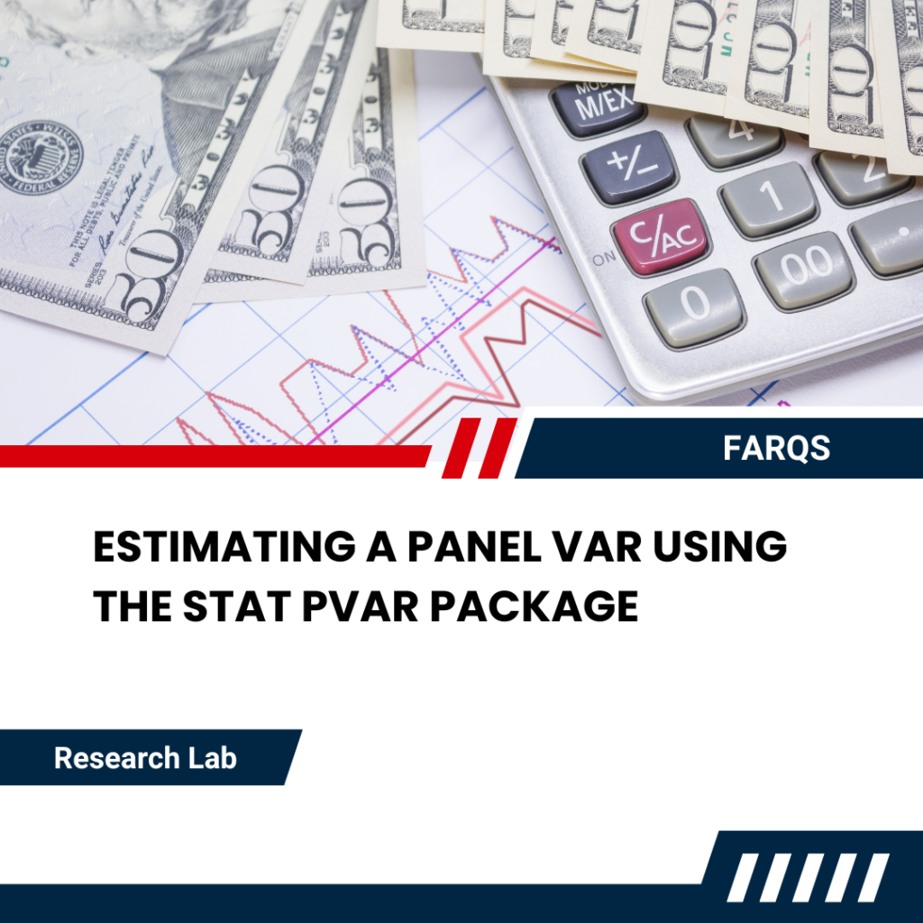 Estimating a Panel VAR using the stat pvar package